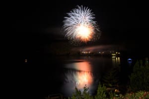 Piediluco fuochi d'artificio