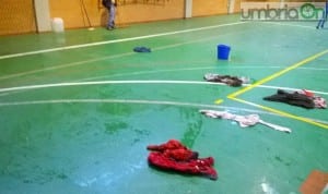 Pioggia nella palestra di Campomaggiore Colleluna, Terni - 7 giugno 2016 (1)