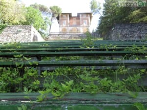 La villa vista dal teatro