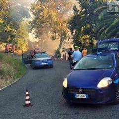 Violento incendio fra Terni e Stroncone