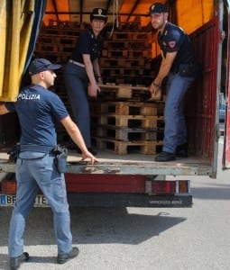 legno polizia bancali perugia