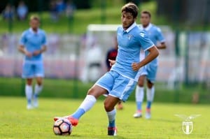 Simone Palombi nel match contro il Team Brasil (foto S.S. Lazio)