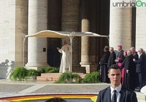 Assisi basilica papa francesco