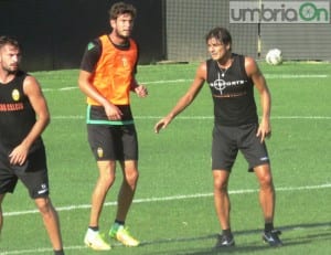 Felipe Avenatti e Matteo Contini durante l'amichevole