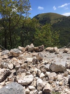 Massi caduti a Castelluccio