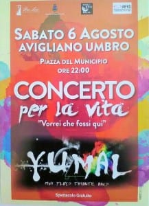 Concerto Yumal Avigliano Umbro, notte bianca 2016