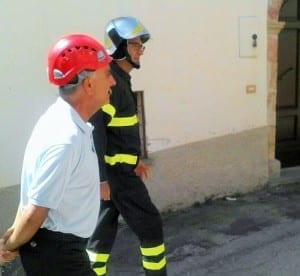 Vigili del fuoco Terni a Norcia terremoto, Bocci 2 - 26 agosto 2016