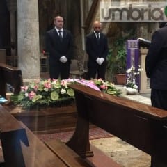 Narni, i funerali di Floriana Svizzeretto