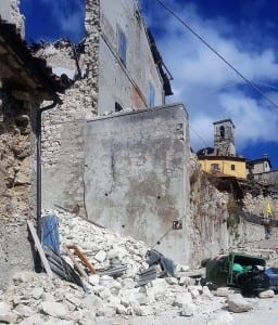 Il campanile di Castelluccio di Norcia