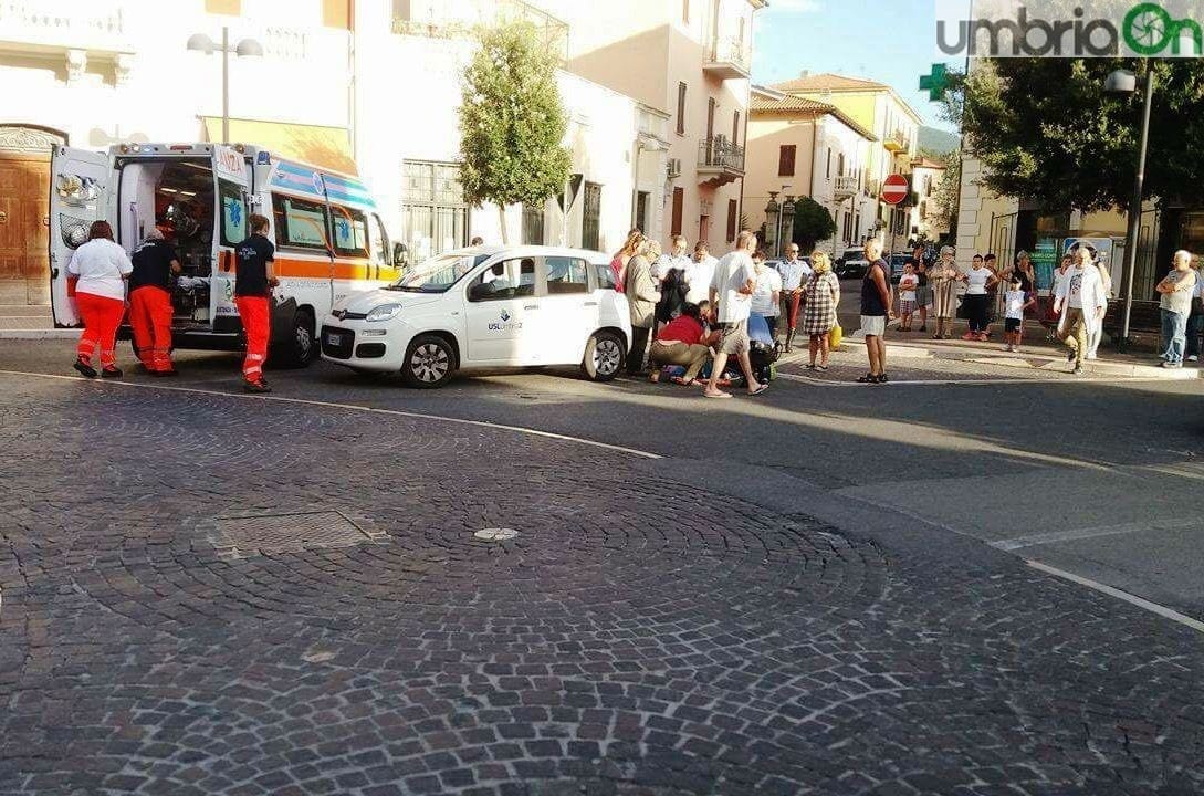 Terni, donna investita da un’auto della Usl