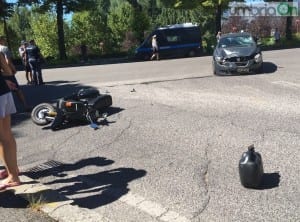 viale trento incidente