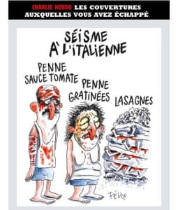 Charlie Hebdo sul terremoto del Centro Italia 2 - 31 agosto 2016
