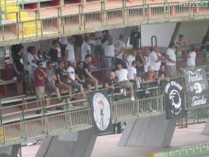 I tifosi dello Spezia presenti