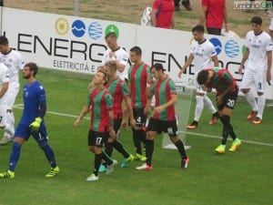 L'ingresso in campo