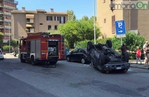 Incidente via XX Settembre, via Pastrengo Terni - 3 settembre 2016