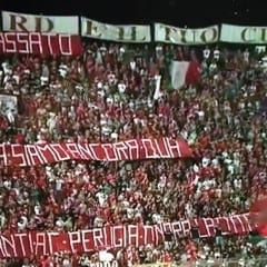 Perugia-Bari 0-1, Maniero su rigore