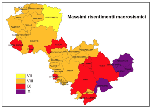 sisma, comuni, umbria, terni