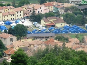 terremoto- San Pellegrino tende tendopoli