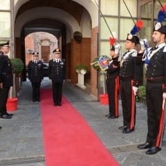 Carabinieri Umbria, visita del comandante