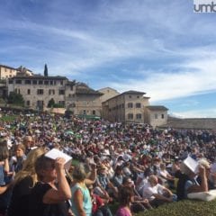 Assisi, la giornata di Papa Francesco
