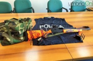 L'arma sequestrata dalla polizia