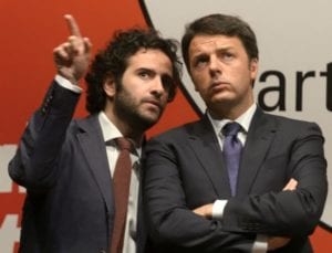 Giacomo Leonelli con Matteo Renzi