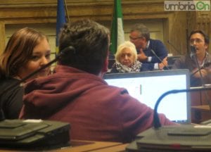 Valentina Pococacio durante il confronto