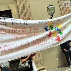 Terni, le proteste a palazzo Spada