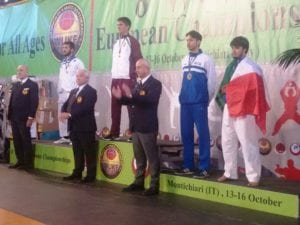 Filippo Romoli sul podio