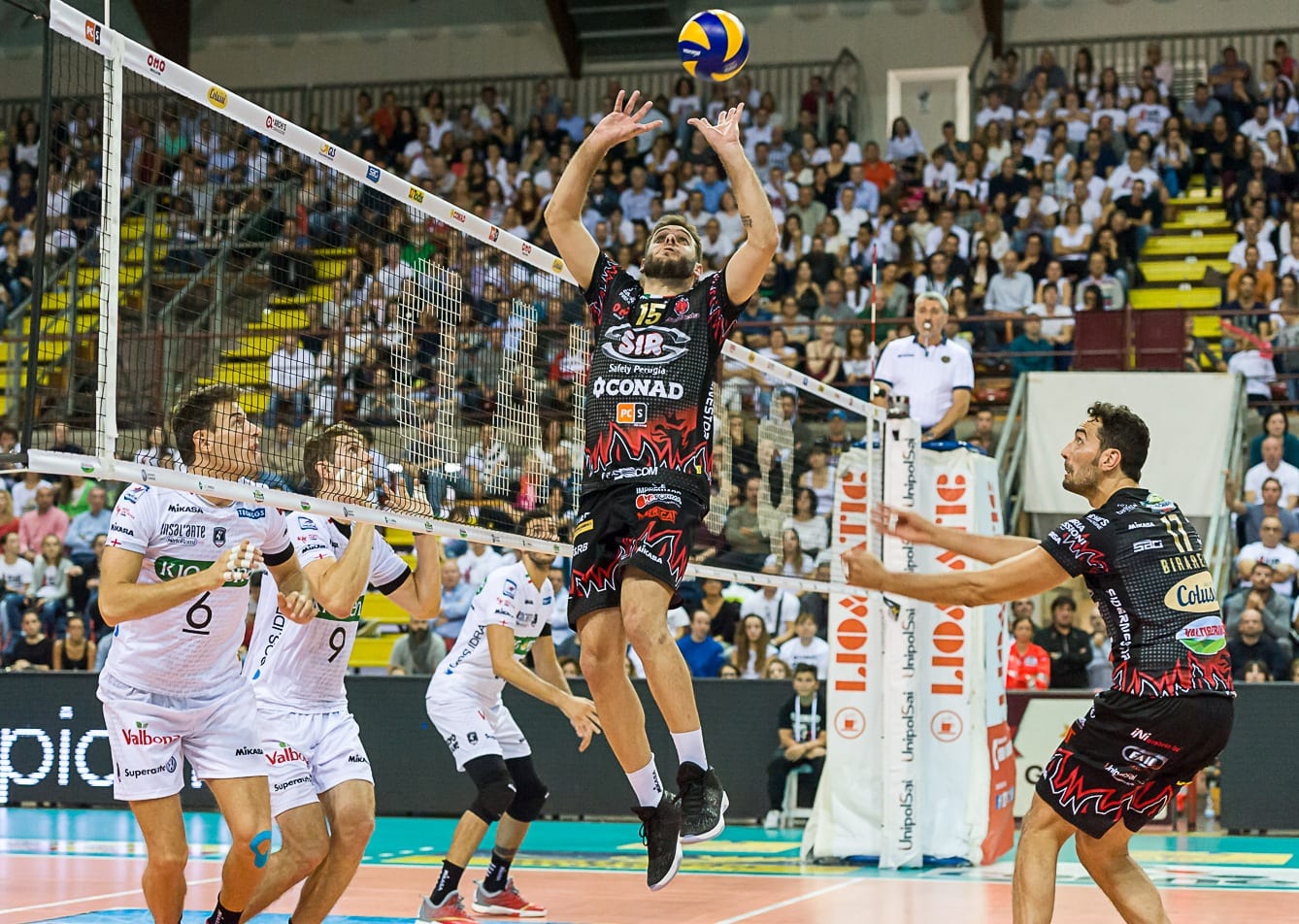 Volley, la Sir rimonta Padova: 3-1