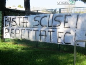 Lo striscione 