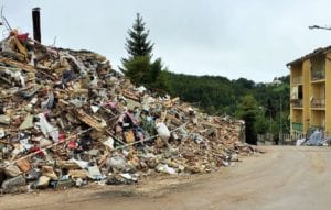 Amatrice dopo il terremoto