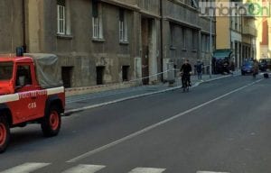 Terni, vigili del fuoco in via Battisti