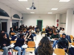 Gli studenti in assemblea