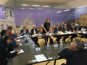 La riunione con il ministro Delrio