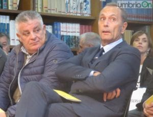 Mauro Esposito (a destra), dell'ufficio scolastico regionale