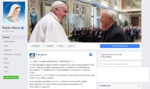 Radio Maria smentisce l'Espresso sulla sua pagina Facebook