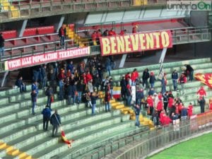Il messaggio di solidarietà dei tifosi del Benevento