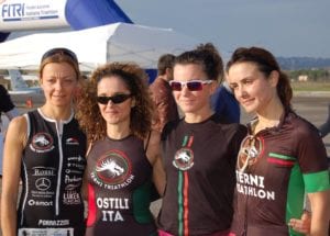 Le ragazze del Terni Triathlon prime nel trofeo regionale a squadre