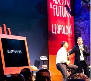 Matteo Renzi alla Leopolda