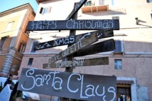 Il villaggio di Natale in piazza Matteotti