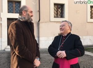 L'Ad di Ast Burelli e il vescovo Piemontese