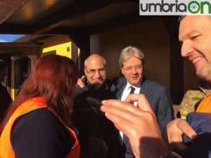 Fabrizio Curcio e Paolo Gentiloni