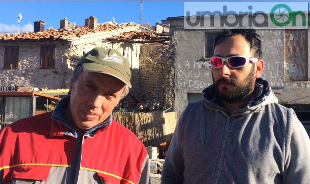 Terremoto: «Noi due restiamo qui»
