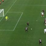 Il fuorigioco di Donnarumma (fotosky)