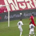 Perugia Pro Vercelli gol annullato a Di Carmine
