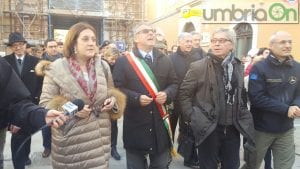 Catiuscia Marini, Nicola Alemanno, Fabrizio Curcio e Vasco Errani