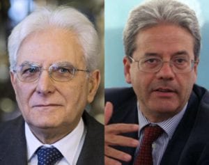 Sergio Mattarella e Paolo Gentiloni