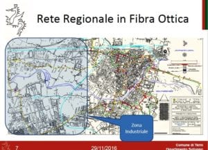 La rete regionale in fibra ottica