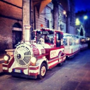 Christmas Train in piazza IV Novembre